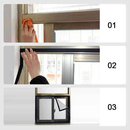 🪟 LIMITED-TIME 50% OFF! ✨ Self-Adhesive Mosquito Screen – Invisible, Fire-Retardant, Easy Install 🦟