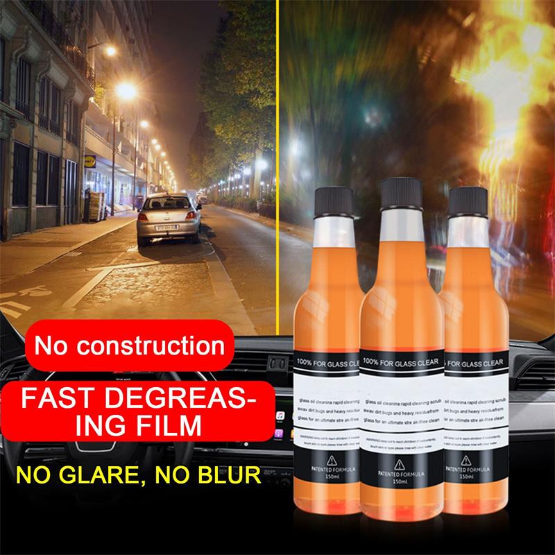 🔥Buy 1 get 1 free✨Car Glass Oil Film Stain Removal Cleaner