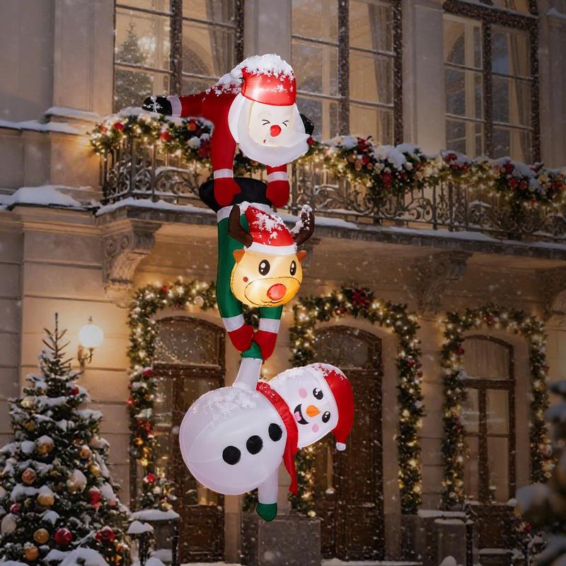 🎅🦌 Blow-Up Christmas Yard Decor – 50% OFF! Built-in LEDs, waterproof polyester, auto-inflates in seconds – magical holiday display. ⛄️