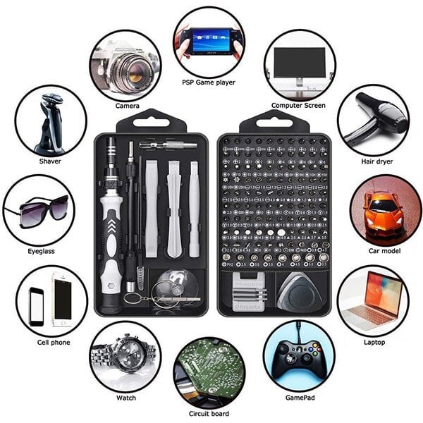 115 i 1/138 i 1 magnetisk skrutrekker-sett