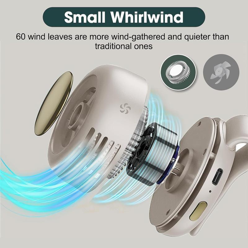 ❄️30% OFF!💨360° Rotatable Portable Mini Clip-on Fan