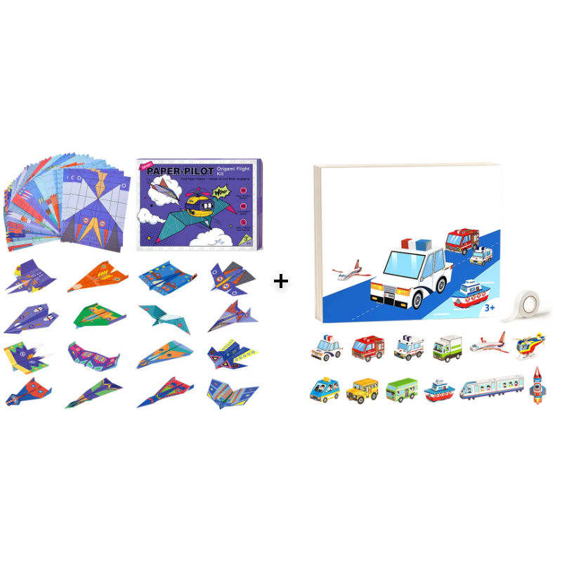 ⏳🔥LIMITED-TIME 50% OFF! ⏰🔥 Creative DIY Paper Airplane Set For Kids
