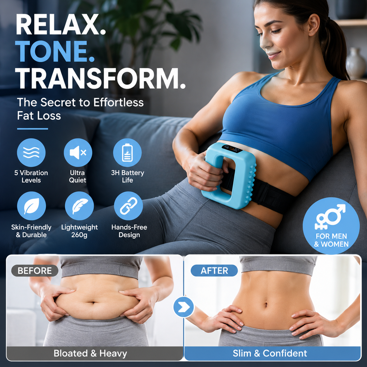 Cordless Full-Body Fascia Massage Ring