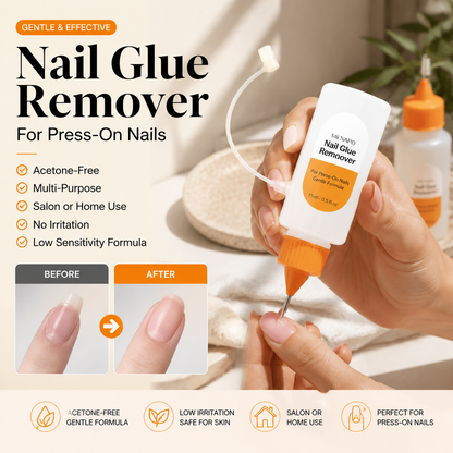 💅Gentle Acetone‑Free Press‑On Nail Glue Remover✨ | Low‑Irritant Multi‑Purpose Liquid for Home & Salon