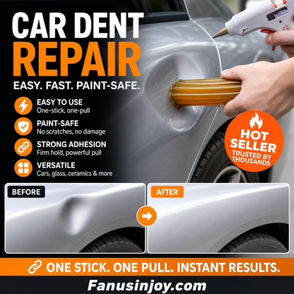 ✨️Buy 5 Get 5 Free! 🛠️Fix car dents effortlessly! 🚗Paintless Dent Repair Glue Stick for Car