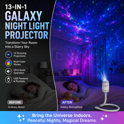 🌌 2026 Sale — Over 27,000 Sold! 💫 USB Star Projector Lamp – Dreamy Galaxy Nights ✨