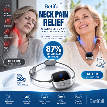 Portable Pendant Neck Massager with Heat