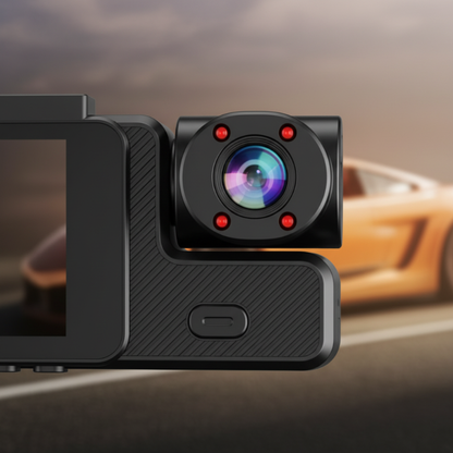 Pxcxu📸 3-Channel 1080P Dash Cam with WiFi🚗