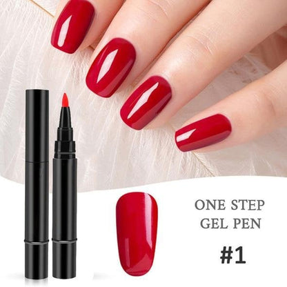 💅 Limited Time Buy 1 Get 1 Free  ✨One Step Nail Gel Pen🎨Free handheld mini UV nail lamp💡
