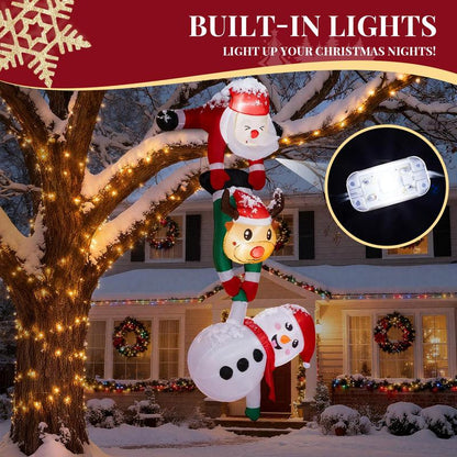 🎅🦌 Blow-Up Christmas Yard Decor – 50% OFF! Built-in LEDs, waterproof polyester, auto-inflates in seconds – magical holiday display. ⛄️