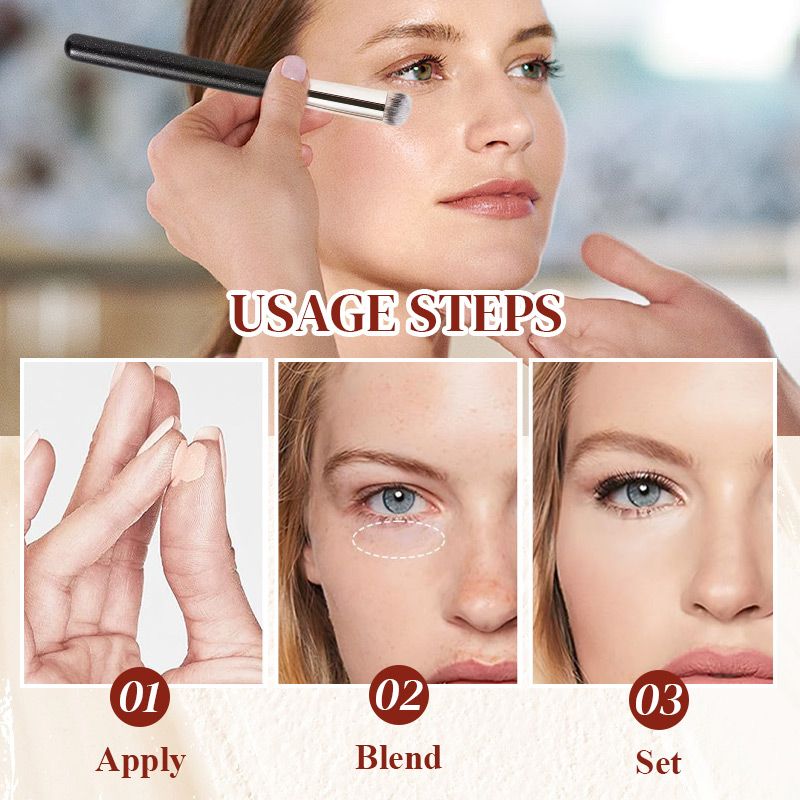 ✨ 50% OFF | Colour-Correcting Under-Eye Concealer – 4 Shades + Free Brush