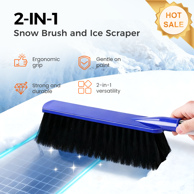 ❄️ 2-in-1 Snow Brush & Ice Scraper