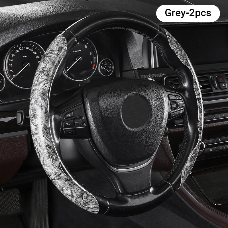 🍃🍃Carbon Fiber Pattern Laser Ultra-thin Non-slip Universal Car Steering Wheel Cover