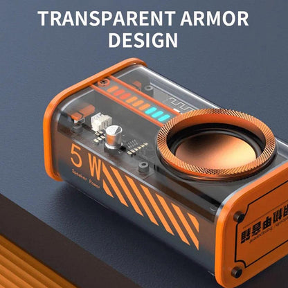 ? Outdoor Transparent Mecha Wireless Bluetooth Speaker