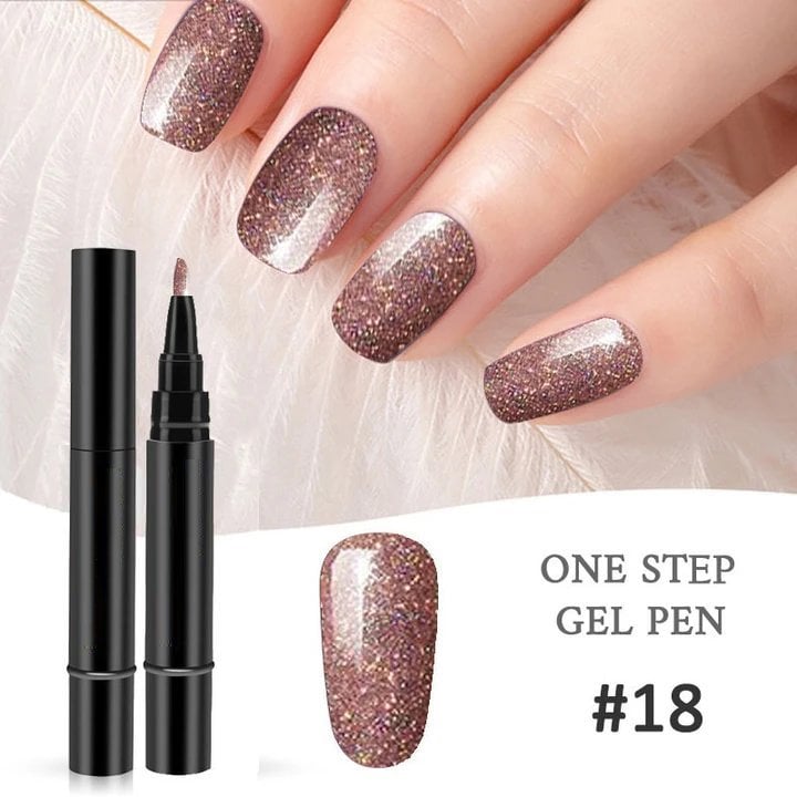 💅 Limited Time Buy 1 Get 1 Free  ✨One Step Nail Gel Pen🎨Free handheld mini UV nail lamp💡