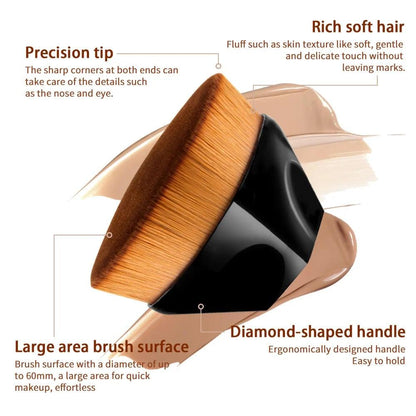 😍Flat Makeup Brush with Bonus Case