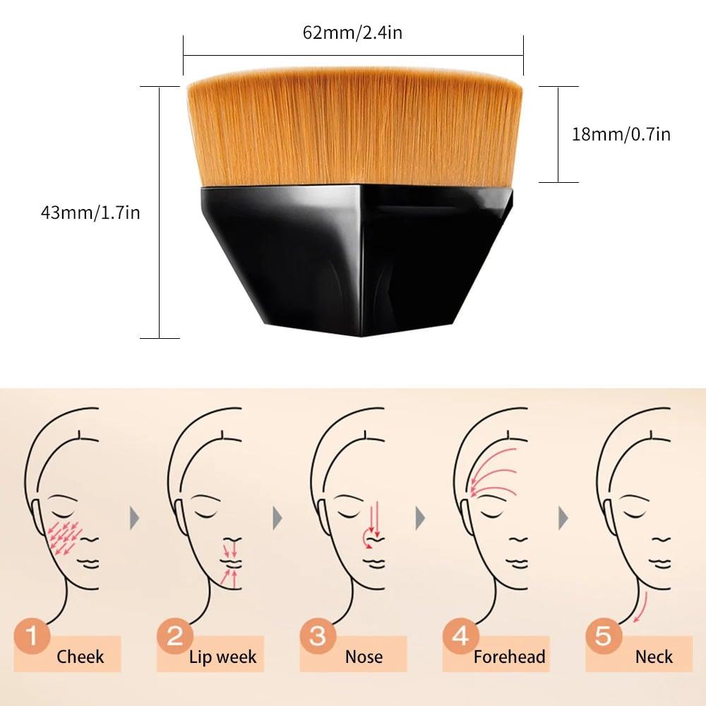😍Flat Makeup Brush with Bonus Case