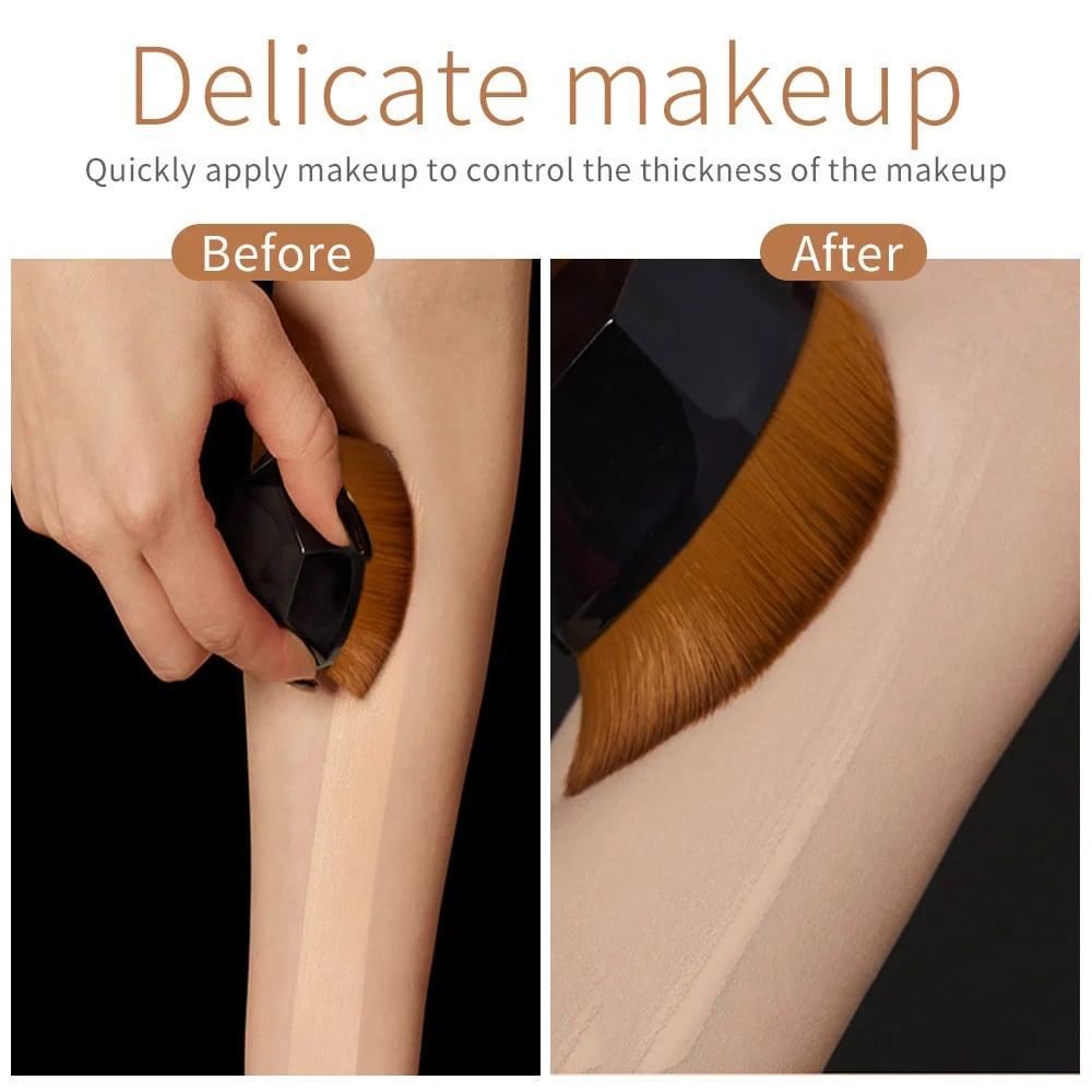 😍Flat Makeup Brush with Bonus Case