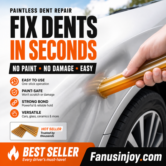 ✨️Buy 5 Get 5 Free! 🛠️Fix car dents effortlessly! 🚗Paintless Dent Repair Glue Stick for Car