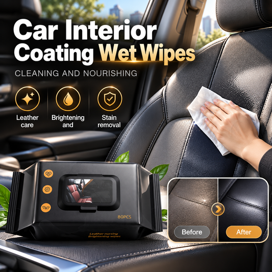 🔥 Car Interior Coating Wet Wipes(80 Pieces)