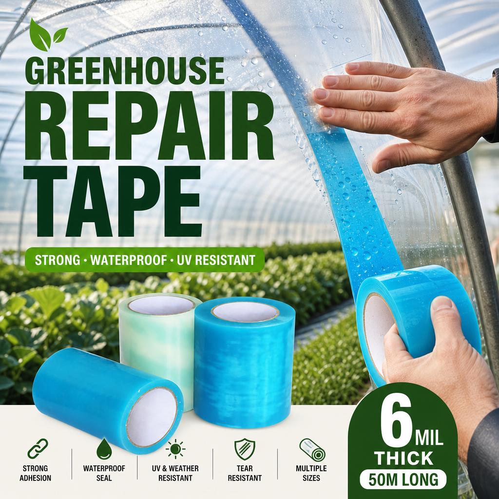 🏡 LIMITED‑TIME 50% OFF! 🧲 Weather‑Resistant Greenhouse Repair Tape – Heavy‑Duty, Strong Adhesive, Outdoor‑Ready 🌿