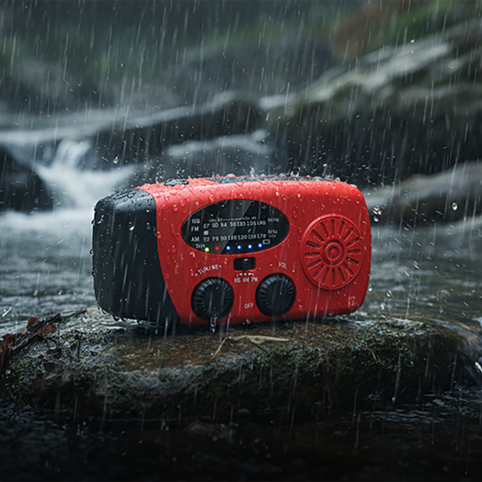 ⏳Time-Limited Special⏰Multifunctional Portable Solar Emergency Radio – Power Bank, Hand Crank & Weather Alert⚡