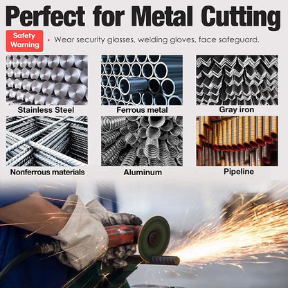 Fast metal cutting disc