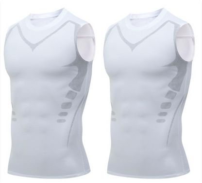 ⏰🔥LIMITED TIME 50% OFF!🔥50K+ SOLD! Ionic Shaping Vest – Cooling compression, smooths belly & love handles. Invisible under shirts. Feel confident again! 💪✨