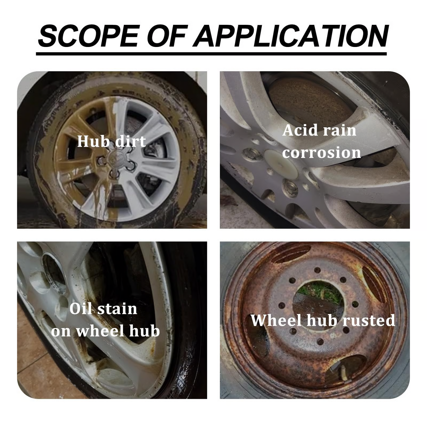 ✨️Hot Sale 50% OFF - 💥  Heavy Duty Wheel Rust And Water Spot Cleaner