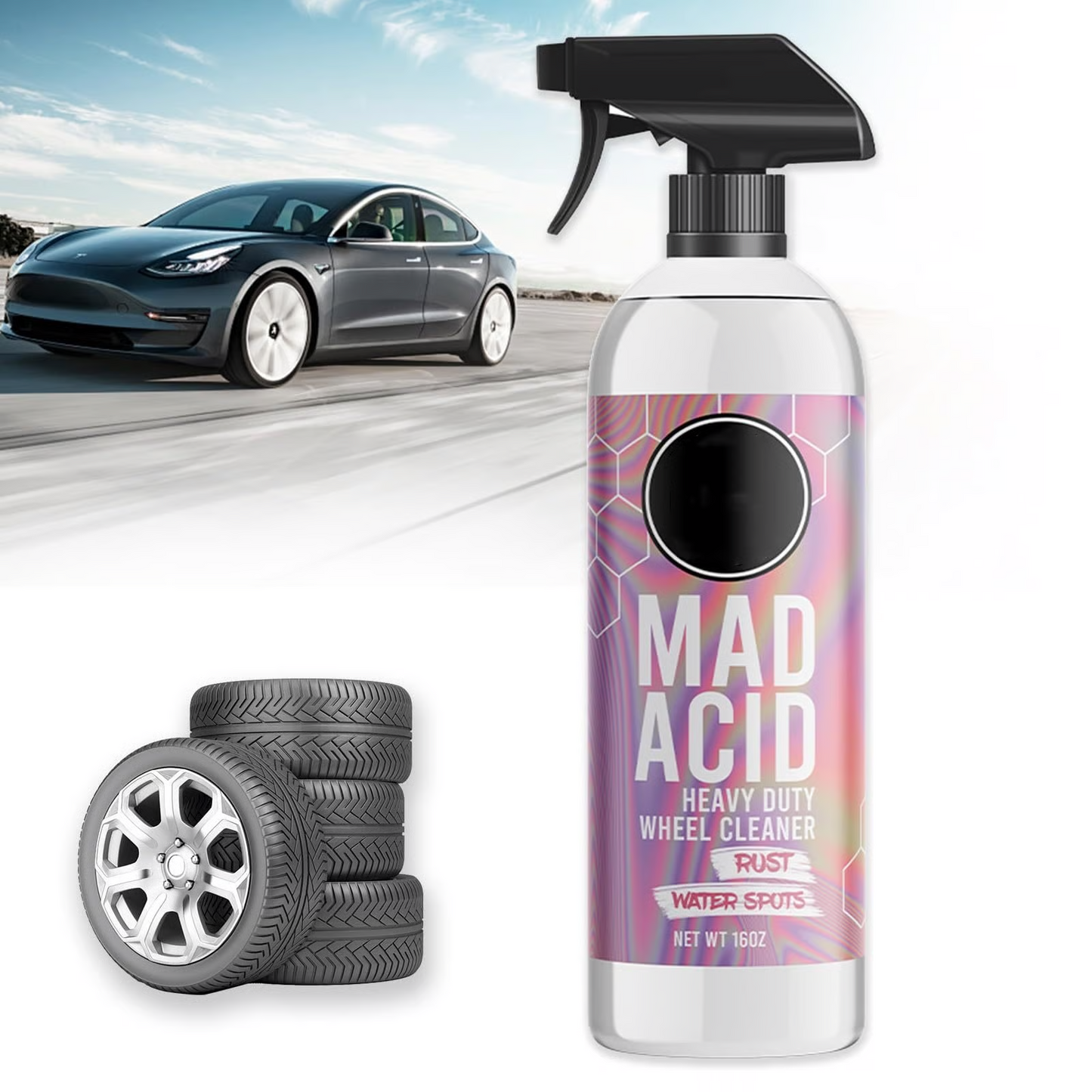 ✨️Hot Sale 50% OFF - 💥  Heavy Duty Wheel Rust And Water Spot Cleaner