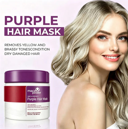 Karseell Purple Hair Mask ✨ Professional Neutralizes Brass & Yellow Tones For Blonde Silver Gray Highlighted Hair