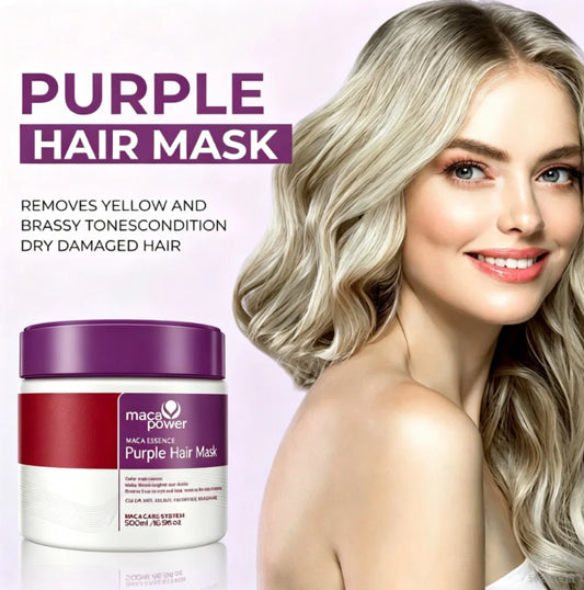 Karseell Purple Hair Mask ✨ Professional Neutralizes Brass & Yellow Tones For Blonde Silver Gray Highlighted Hair