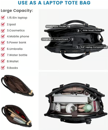 🔥Hot Sale 50% OFF🔥3 in 1 Lunch Tote Bag for Women🎁Free Matching Wallet⏰