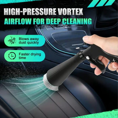 🔥Hot Sale🔥Air Blow Gun Car Interior Cleaning Gun High Pressure Car Detailing Cleaning Tool with Nozzle and Auto Detailing Dusting Brush