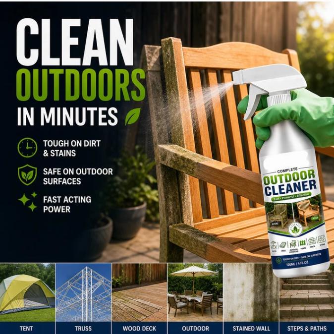⚡50K+ SOLD!🏠Multi-Surface Roof Moss & Algae Cleaner Spray