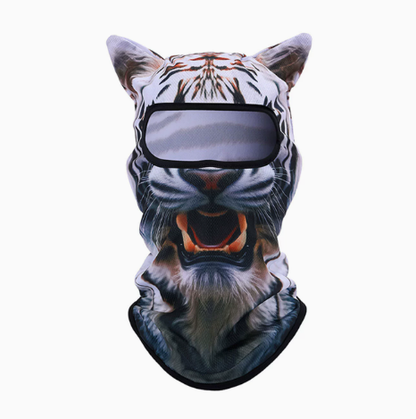 🐺3D Animal Print Face‑Kini | UV Sun Protection Full‑Face Balaclava for Outdoor & Cosplay