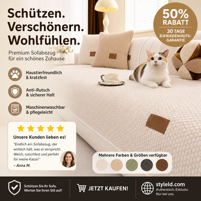 🛋️ 50% OFF! 🧼 Thick Non-Slip Washable Sofa Cover – Durable, Easy to Care For & Perfect for Homes with Pets and Kids 🐾