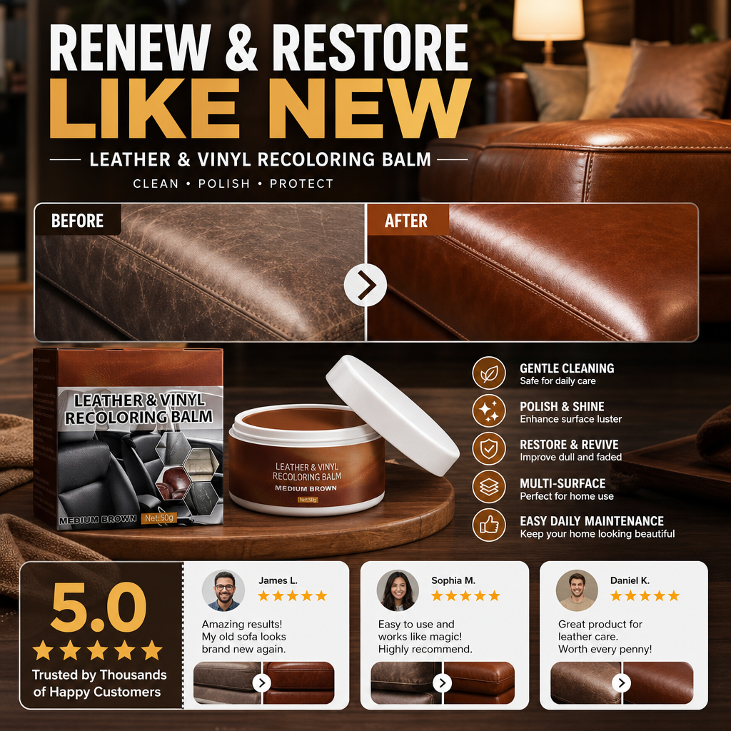 Leather Repair Paste for Sofas, Car Seats & Furniture