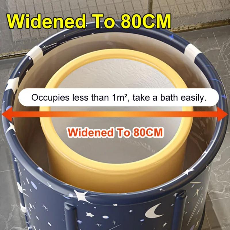Warm Gift - Heated Foldable Bathtub for Home Use