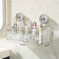 💥Light Luxury Style Glacier Pattern Suction Cup Shelf