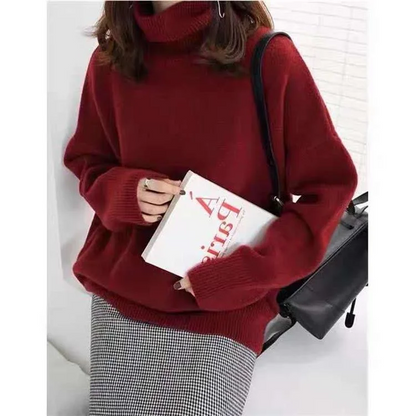 🔥HOT SALE 🔥Women's Loose Fit Turtleneck Sweater
