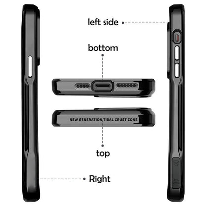 Luxury Acrylic Transparent Electroplated Soft Frame Case