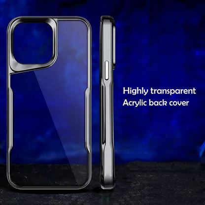 Luxury Acrylic Transparent Electroplated Soft Frame Case