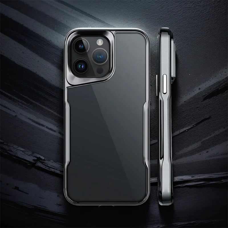 Luxury Acrylic Transparent Electroplated Soft Frame Case