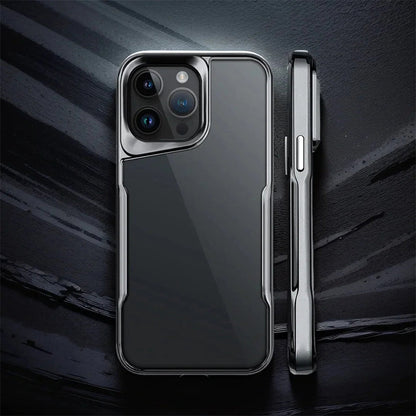 Luxury Acrylic Transparent Electroplated Soft Frame Case