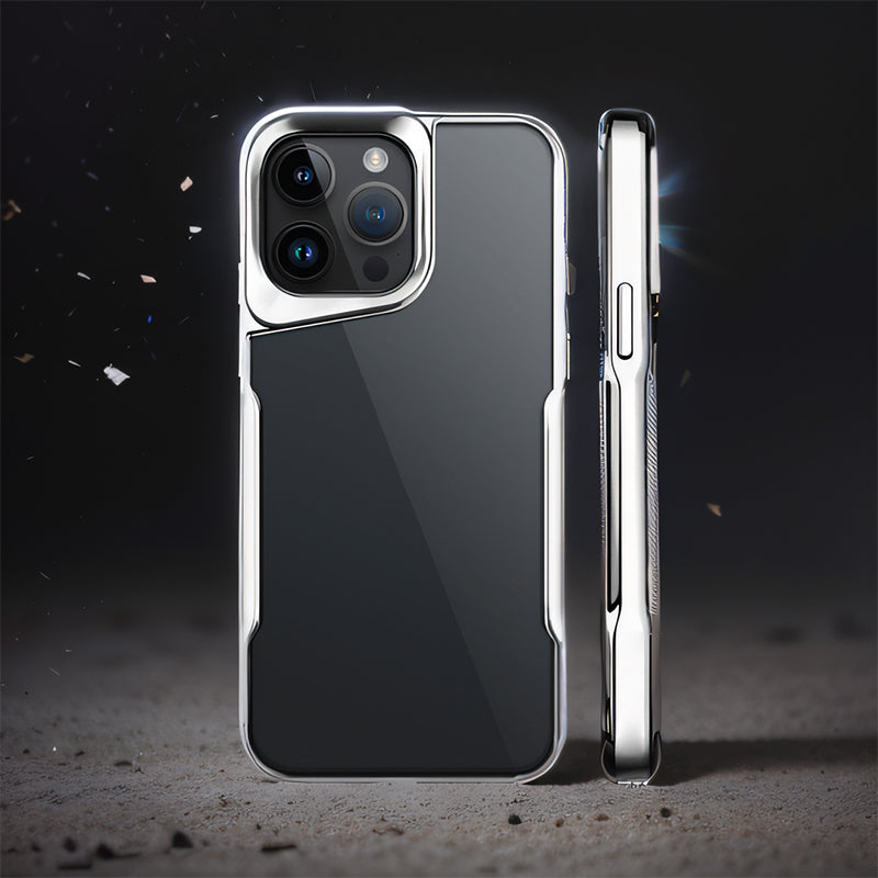 Luxury Acrylic Transparent Electroplated Soft Frame Case