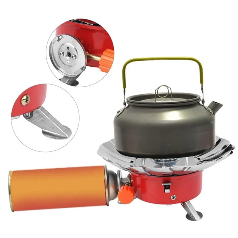 🔥 Lotus Small Square Stove -- Portable and foldable, new experience of outdoor cooking!