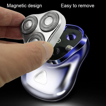 Super Rotating Three Blade Electric Mini Shaver
