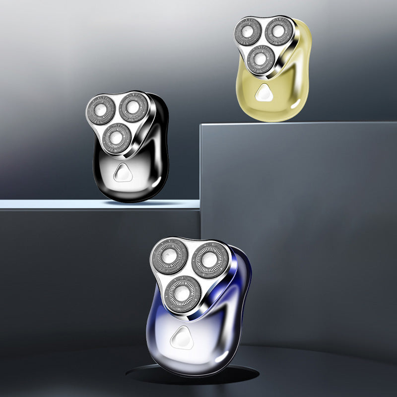 Super Rotating Three Blade Electric Mini Shaver