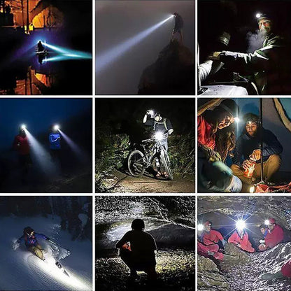 Rechargeable LED Headlamp with Motion Sensor